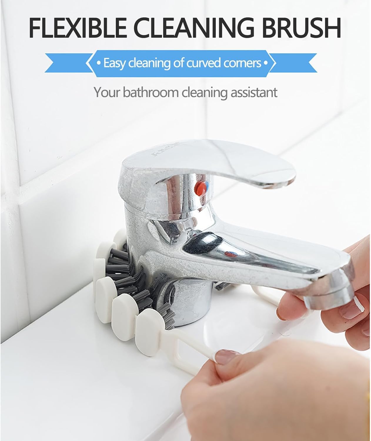 Kitchen Faucet Brush, Crevice Cleaning Brush Flexible Brush Multifunctional Cleaning Brush, Compact and Convenient Dead Corner Bathtub Brush Detail Cleaning Brushes Kitchen Faucet Brush, Crevice Cleaning Brush Flexible Brush Multifunctional Cleaning Brush, Compact and Convenient Dead Corner Bathtub Brush Detail Cleaning Brushes